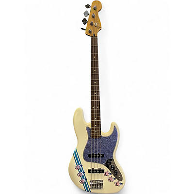 Used Fender Standard Jazz Bass Arctic White Electric Bass Guitar