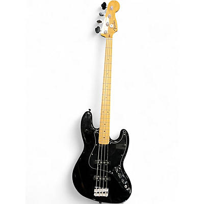 Used Fender Standard Jazz Bass BLACK Electric Bass Guitar