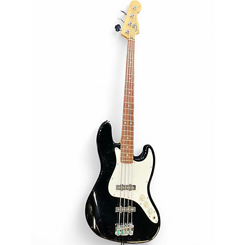 Used Fender Standard Jazz Bass Black Electric Bass Guitar Black