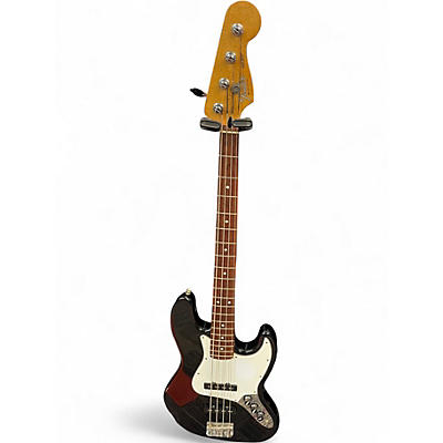 Used Fender Standard Jazz Bass Black Electric Bass Guitar
