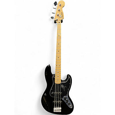 Used Fender Standard Jazz Bass Black Electric Bass Guitar