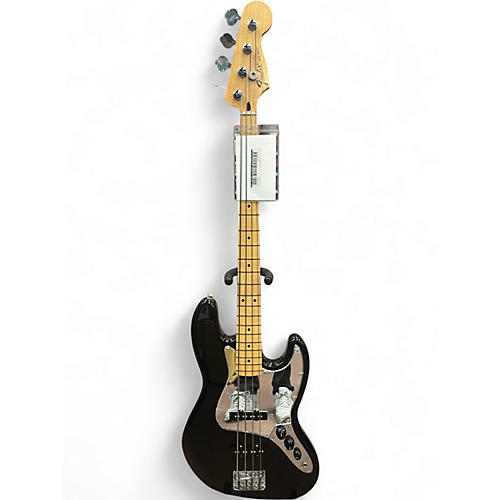 Used Fender Standard Jazz Bass Black Electric Bass Guitar Black