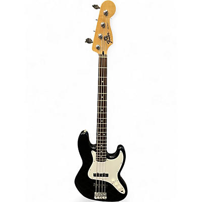 Used Fender Standard Jazz Bass Black Electric Bass Guitar