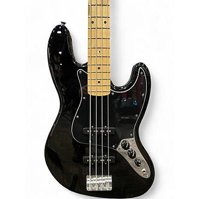 Used Fender Standard Jazz Bass Black Electric Bass Guitar