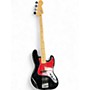 Used Fender Standard Jazz Bass Black Electric Bass Guitar Black