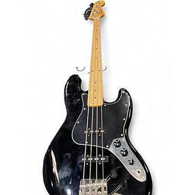 Used Fender Standard Jazz Bass Black Electric Bass Guitar