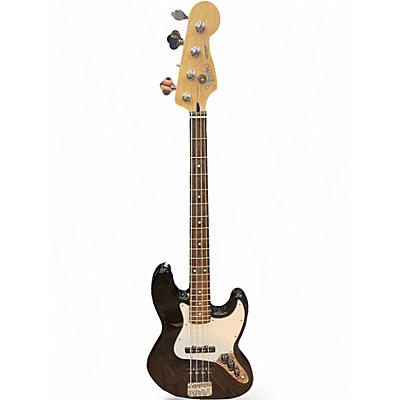 Used Fender Standard Jazz Bass Black Electric Bass Guitar