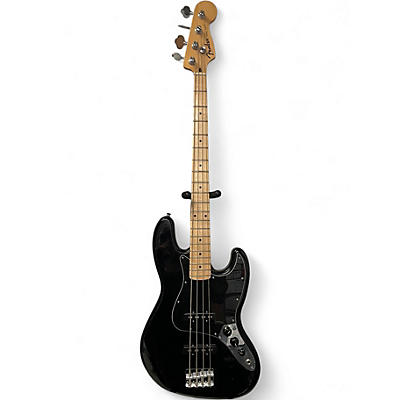 Used Fender Standard Jazz Bass Black Electric Bass Guitar