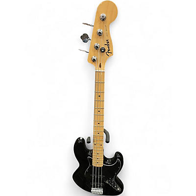Used Fender Standard Jazz Bass Black Electric Bass Guitar