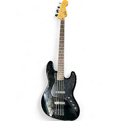 Used Fender Standard Jazz Bass Black Electric Bass Guitar