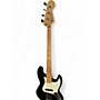 Used Fender Standard Jazz Bass Black and White Electric Bass Guitar Black and White
