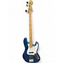 Used Fender Standard Jazz Bass Blue Electric Bass Guitar Blue