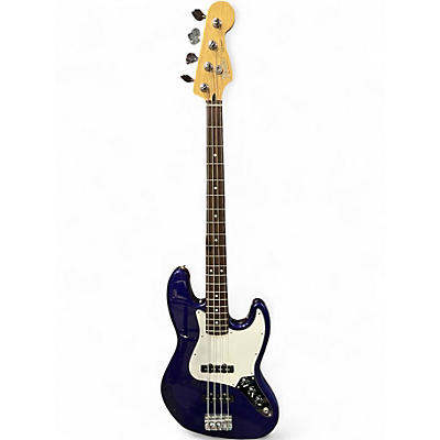 Used Fender Standard Jazz Bass Blue Electric Bass Guitar