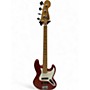 Used Fender Standard Jazz Bass Candy Apple Red Electric Bass Guitar Candy Apple Red