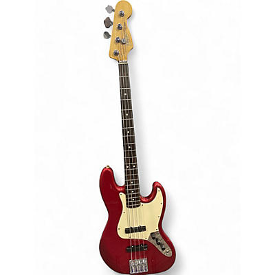 Fender Used Fender Standard Jazz Bass Candy Apple Red Metallic Electric Bass Guitar