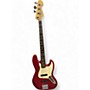 Used Fender Used Fender Standard Jazz Bass Candy Apple Red Metallic Electric Bass Guitar Candy Apple Red Metallic