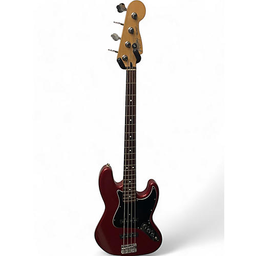 Used Fender Standard Jazz Bass Candy Apple Red Metallic Electric Bass Guitar Candy Apple Red Metallic