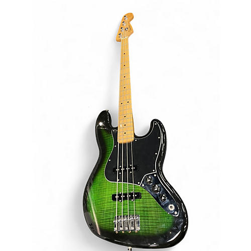 Used Fender Standard Jazz Bass Emerald Green Electric Bass Guitar Emerald Green