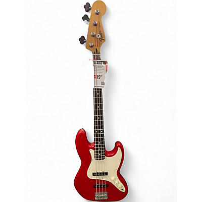 Used Fender Standard Jazz Bass Fiesta Red Electric Bass Guitar