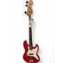 Used Fender Standard Jazz Bass Fiesta Red Electric Bass Guitar Fiesta Red