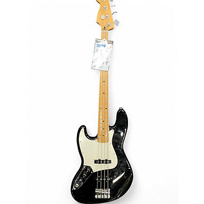 Used Fender Standard Jazz Bass LH Black Electric Bass Guitar