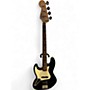 Used Fender Standard Jazz Bass Left Handed Black Electric Bass Guitar Black