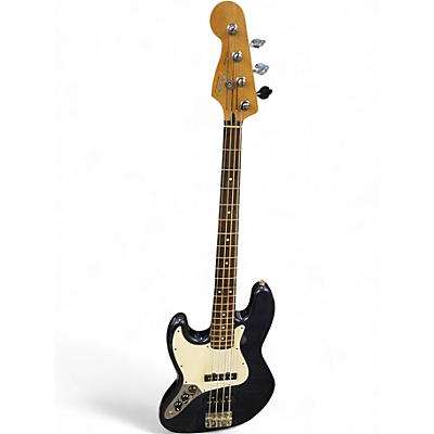 Used Fender Standard Jazz Bass Left Handed Midnight Blue Electric Bass Guitar