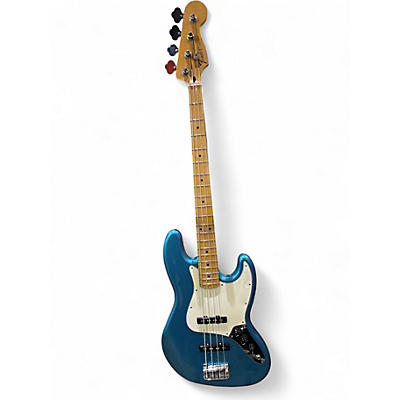 Used Fender Standard Jazz Bass MARINE METALLIC Electric Bass Guitar