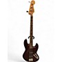 Used Fender Standard Jazz Bass Maroon Electric Bass Guitar Maroon