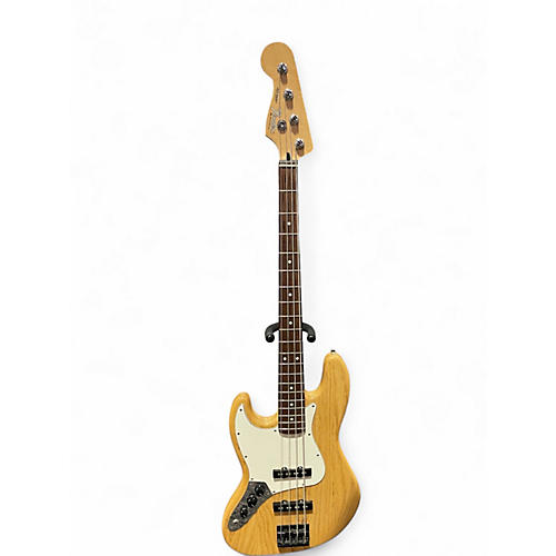Used Fender Standard Jazz Bass Natural Electric Bass Guitar Natural