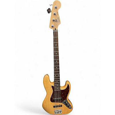 Used Fender Standard Jazz Bass Natural Electric Bass Guitar