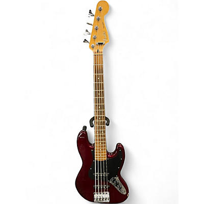 Used Fender Standard Jazz Bass OXBLOOD Electric Bass Guitar
