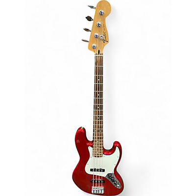 Used Fender Standard Jazz Bass RED Electric Bass Guitar