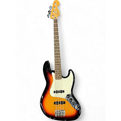 Used Fender Standard Jazz Bass SUNBURST Electric Bass Guitar