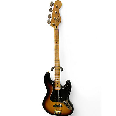 Used Fender Standard Jazz Bass Sunburst Electric Bass Guitar