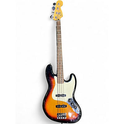 Used Fender Standard Jazz Bass Sunburst Electric Bass Guitar
