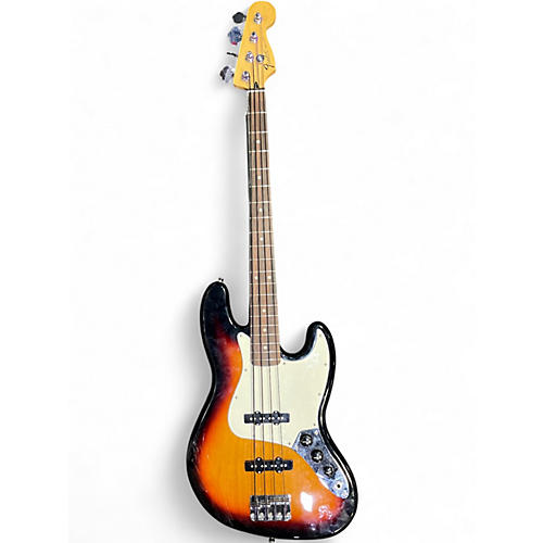 Used Fender Standard Jazz Bass Sunburst Electric Bass Guitar Sunburst