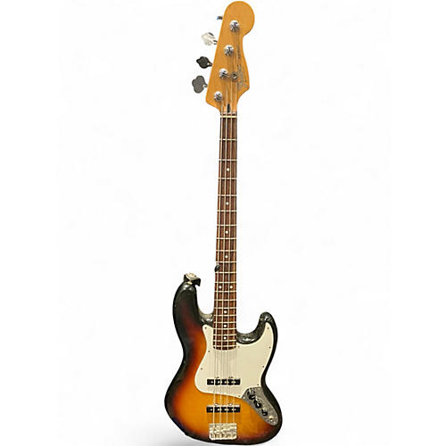 Used Fender Standard Jazz Bass Sunburst Electric Bass Guitar Sunburst