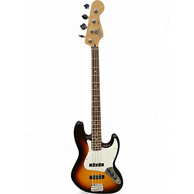 Used Fender Standard Jazz Bass Sunburst Electric Bass Guitar