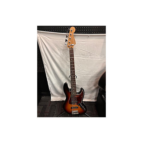 Fender Used Fender Standard Jazz Bass V 5 String 2 Color Sunburst Electric Bass Guitar 2 Color Sunburst