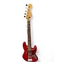 Used Fender Standard Jazz Bass V 5 String Candy Apple Red Electric Bass Guitar Candy Apple Red