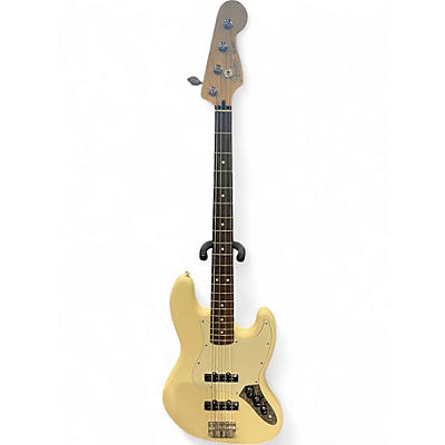 Used Fender Standard Jazz Bass White Electric Bass Guitar
