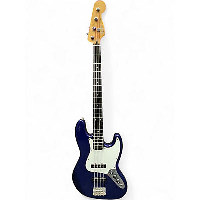 Used Fender Standard Jazz Bass blue Electric Bass Guitar