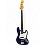 Used Fender Standard Jazz Bass blue Electric Bass Guitar blue