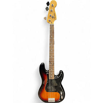 Used Fender Standard Precision Bass 2 Color Sunburst Electric Bass Guitar