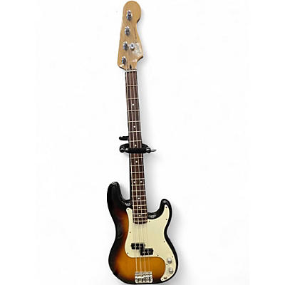 Used Fender Standard Precision Bass 2 Color Sunburst Electric Bass Guitar