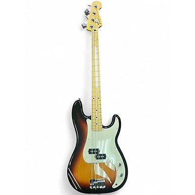 Used Fender Standard Precision Bass 2 Color Sunburst Electric Bass Guitar