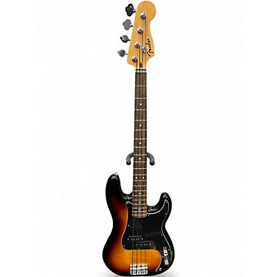Used Fender Standard Precision Bass 3 Color Sunburst Electric Bass Guitar