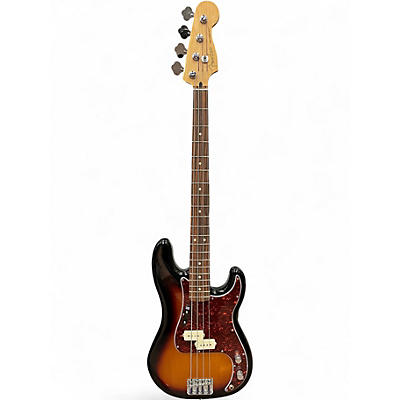 Used Fender Standard Precision Bass 3 Color Sunburst Electric Bass Guitar