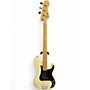 Used Fender Standard Precision Bass Antique White Electric Bass Guitar Antique White